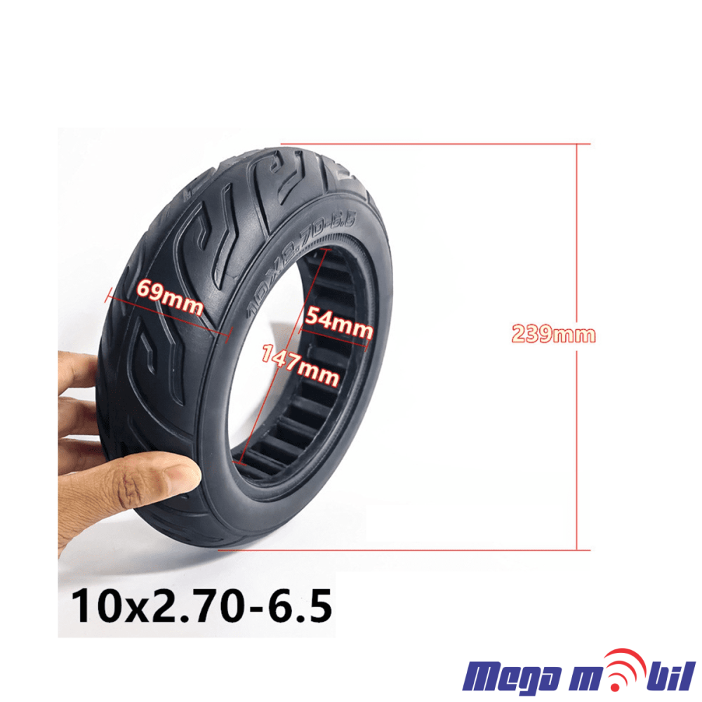 Polna guma za trotinet 10x2.7-6.5 (70/65-6.5) Ninebot G30 Max
